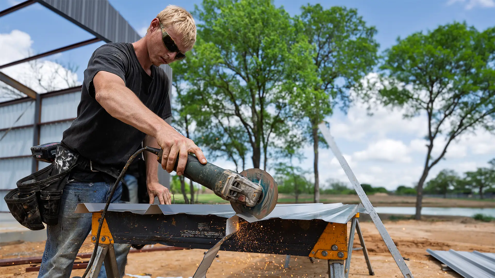 Metal building installations farming rural Texas TNT Builders